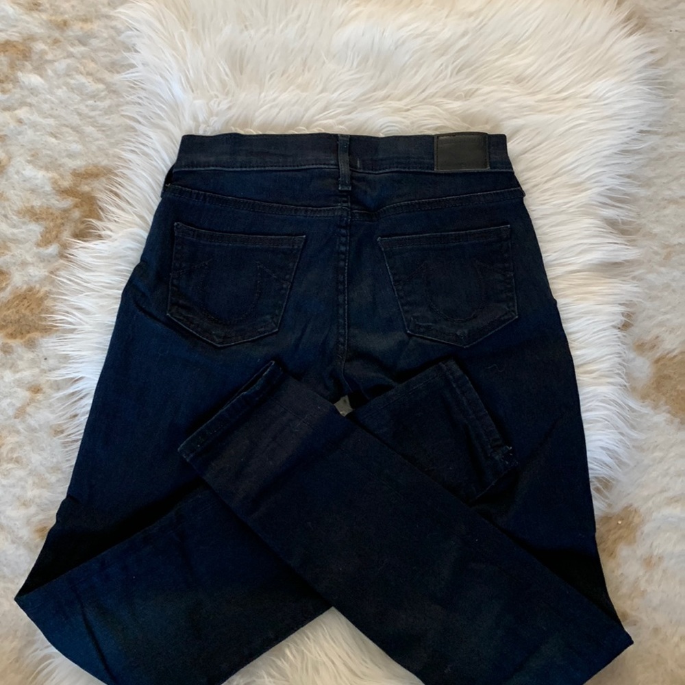 True Religion Halle Mid Rise Super Skinny size 24